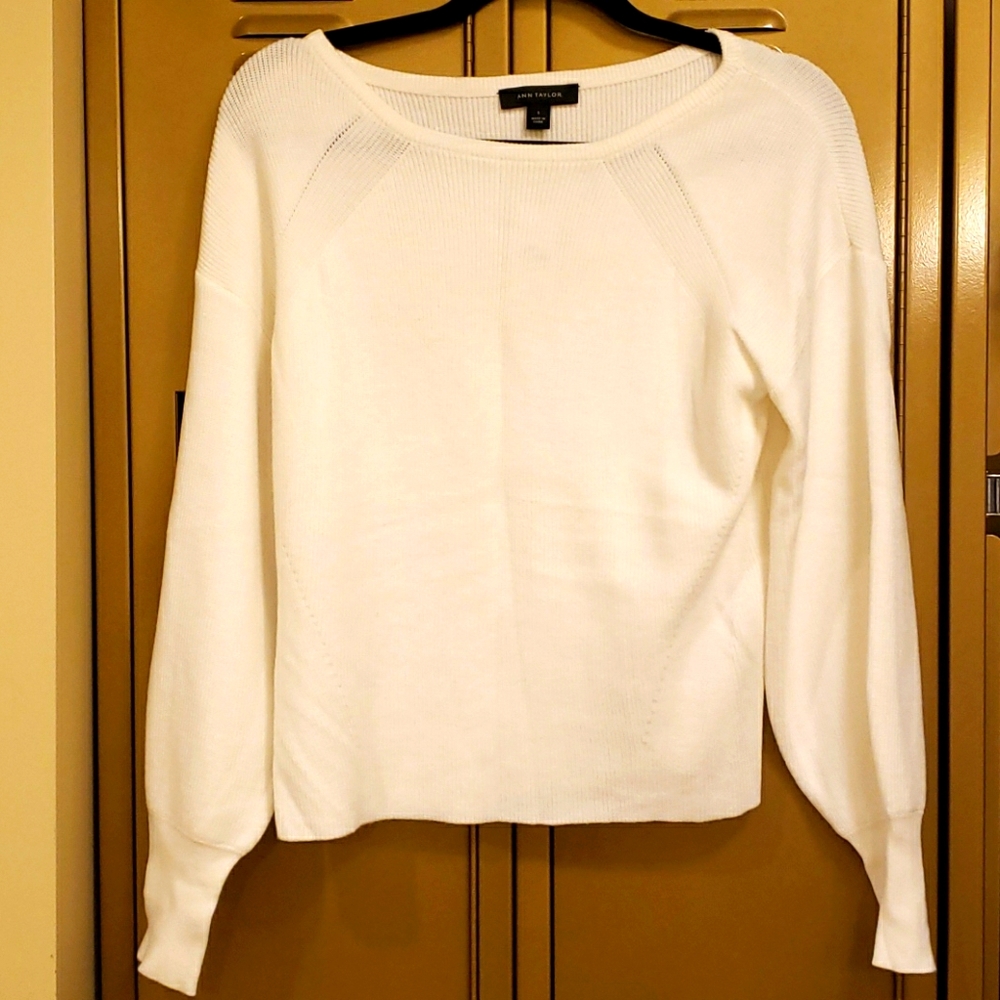Ann Taylor Balloon Sleeve Sweater